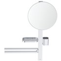 Miroir Alu+ Beauty bar 30 Argent brossé ⌀ 328 mm BD588SI