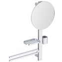 Miroir Alu+ Beauty bar 30 Argent brossé ⌀ 328 mm BD588SI