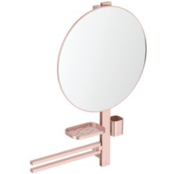 Miroir Alu+ Beauty bar 50 Rose brossé ⌀ 508 mm BD587RO