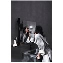 Miroir grossissant Alu+ Beauty bar 20x3 Noir mat ⌀ 200 mm BD589XG