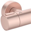 Colonne de douche Ceratherm Alu+ mitigeur thermostatique rose brossé BD583RO