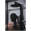 Colonne de douche Ceratherm Alu+ mitigeur thermostatique noir mat BD583XG
