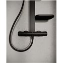 Colonne de douche Ceratherm Alu+ mitigeur thermostatique noir mat BD583XG