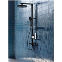 Colonne de douche Ceratherm Alu+ mitigeur thermostatique noir mat BD583XG