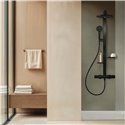 Colonne de douche Ceratherm Alu+ mitigeur thermostatique noir mat BD583XG