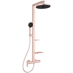 Colonne de douche Ceraflow Alu+ mitigeur mécanique rose brossé BD584RO
