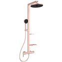 Colonne de douche Ceraflow Alu+ mitigeur mécanique rose brossé BD584RO