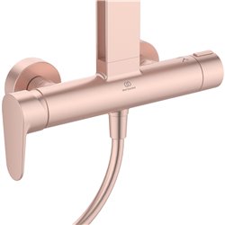 Colonne de douche Ceraflow Alu+ mitigeur mécanique rose brossé BD584RO