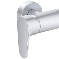 Colonne de douche Ceraflow Alu+ mitigeur mécanique argent brossé BD584SI