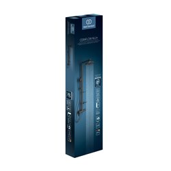 Colonne de douche Ceraflow Alu+ mitigeur mécanique noir mat BD584XG