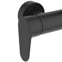 Colonne de douche Ceraflow Alu+ mitigeur mécanique noir mat BD584XG