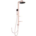 Colonne de douche Ceraflow Alu+ mitigeur avec inverseur rose brossé BD585RO