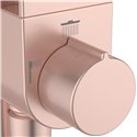 Colonne de douche Ceraflow Alu+ mitigeur avec inverseur rose brossé BD585RO