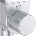 Colonne de douche Ceraflow Alu+ mitigeur avec inverseur argent brossé BD585SI