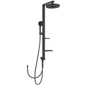 Colonne de douche Ceraflow Alu+ mitigeur avec inverseur noir mat BD585XG