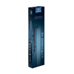 Colonne de douche Ceraflow Alu+ mitigeur avec inverseur noir mat BD585XG