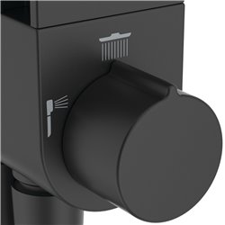 Colonne de douche Ceraflow Alu+ mitigeur avec inverseur noir mat BD585XG