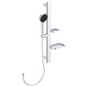 Ensemble de douche Idealrain Alu+ barre 60 cm argent brossé BD586SI