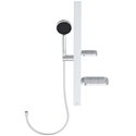 Ensemble de douche Idealrain Alu+ barre 60 cm argent brossé BD586SI