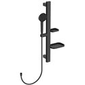 Ensemble de douche Idealrain Alu+ barre 60 cm noir mat BD586XG