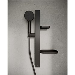 Ensemble de douche Idealrain Alu+ barre 60 cm noir mat BD586XG