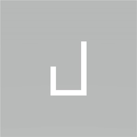 Profilé de finition aluminium satiné Alvéo