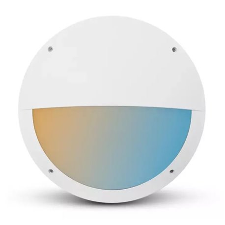 Plafonnier LED, 20W 2400 Lm Blanc chaud à Blanc jour CASA ASYM blanc + Détecteur RF préavis d'extinction 100958 Plafonnier LED, 20W 2400 Lm Blanc chaud à Blanc jour CASA ASYM blanc + Détecteur RF préavis d'extinction 100958