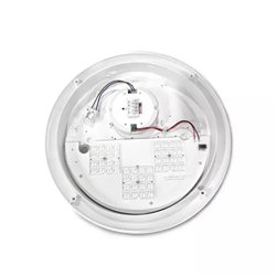 Plafonnier LED, 20W 2400 Lm Blanc chaud à Blanc jour CASA ASYM blanc + Détecteur RF préavis d'extinction 100958