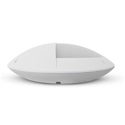 Plafonnier LED, 20W 2400 Lm Blanc chaud à Blanc jour CASA ASYM blanc + Détecteur RF préavis d'extinction 100958