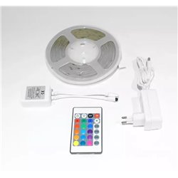 Kit tout-en-un Bandeau LED COB Dimmable RGB 5 m 420 LED/m 25W IP20 24V 100919