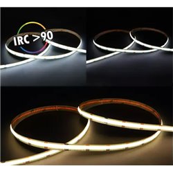 Kit tout-en-un Bandeau LED COB Dimmable CCT 5 m 608 LED/m 93W IP20 24V 100918