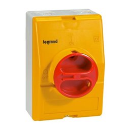 Interrupteur sectionneur rotatif complet de proximité tripolaire 16A 022171