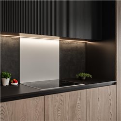 Credence cuisine Glassy 900x700 mm Blanc Alpin