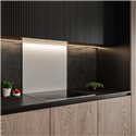 Credence cuisine Glassy 900x700 mm Blanc Alpin