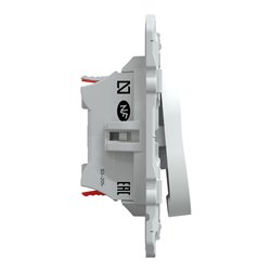 Interrupteur permutateur 10AX Ovalis S320205 blanc