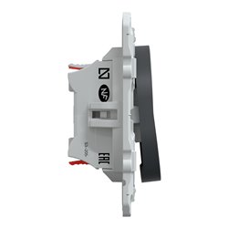 Interrupteur permutateur 10AX Ovalis S340205 anthracite