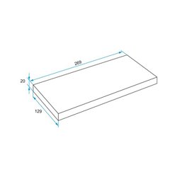 Mousse acoustique P20 pour manchon acoustique MTR