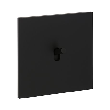 Interrupteur va-et-vient 10A noir mat Art d'Arnould univers Epure 67801 Interrupteur va-et-vient 10A noir mat Art d'Arnould univers Epure 67801