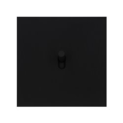 Interrupteur va-et-vient 10A noir mat Art d'Arnould univers Epure 67801