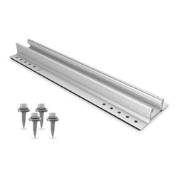 Kit rail de fixation pour panneau solaire sur bac acier