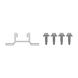 Kit rail de fixation pour panneau solaire sur bac acier