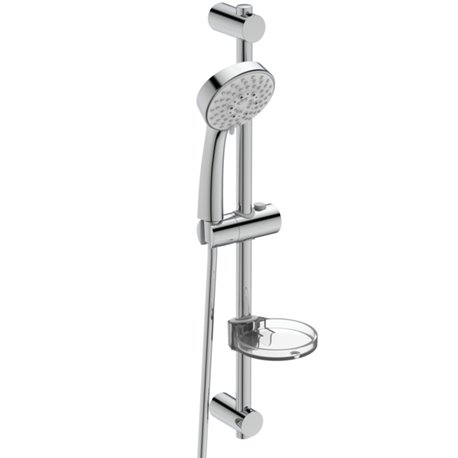 Ensemble de douche Aqua barre de douche 60,3 cm, douchette 3 jets D6046AA
