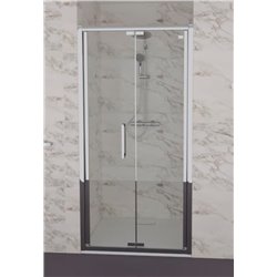 Porte de douche pliante I.life 100 cm T4853EO