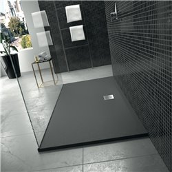 Receveur de douche Ultra Flat S rectangulaire 170x70 cm Noir Intense K8281FV