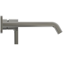 Mitigeur lavabo mural Joy bec 220 mm, Gris orage A7381GN