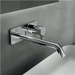 Mitigeur lavabo mural Joy bec 220 mm, Chromé A7381AA