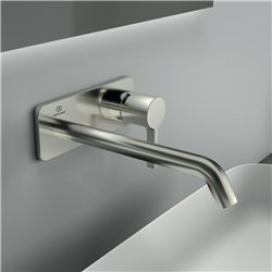 Mitigeur lavabo mural Joy bec 180 mm, Gris orage A7380GN