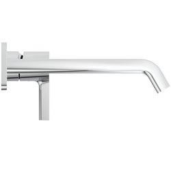 Mitigeur lavabo mural Joy bec 180 mm, Chromé A7380AA