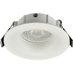 Kit downlight avec anneau et douille GU10 sans ampoule, pour ampoule ø50mm Blanc ARCHI