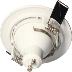 Spot LED encastrable SPT201 Fixe GU10 5 Watts/2700K/380 Lm Ø85 mm ARCHI